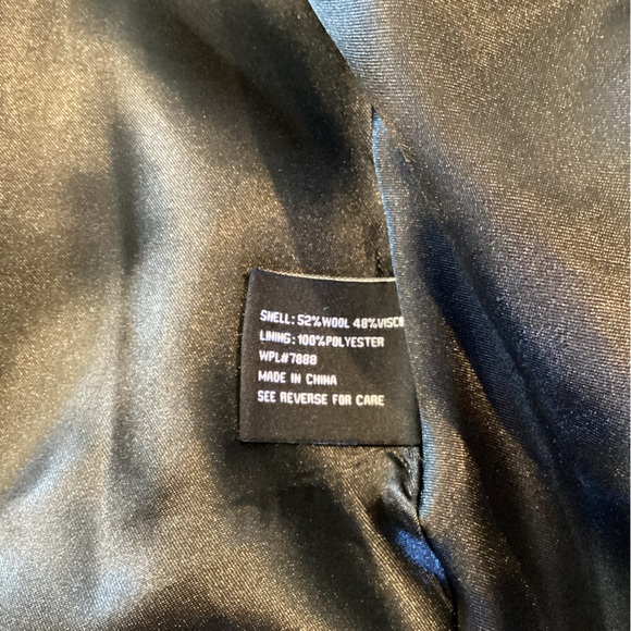 Miss Sixty Double Breasted Tweed Wool Blend Pea Coat L - Picture 7 of 16